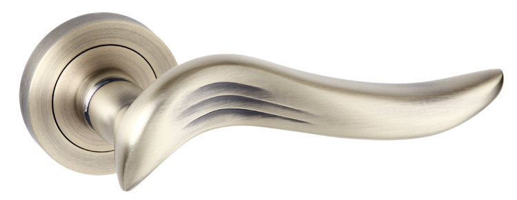 Oxford Old English Door Handle Set (square rose)